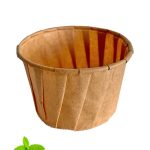 Sausbakje Papier BRUIN 100 ml 100 stuks