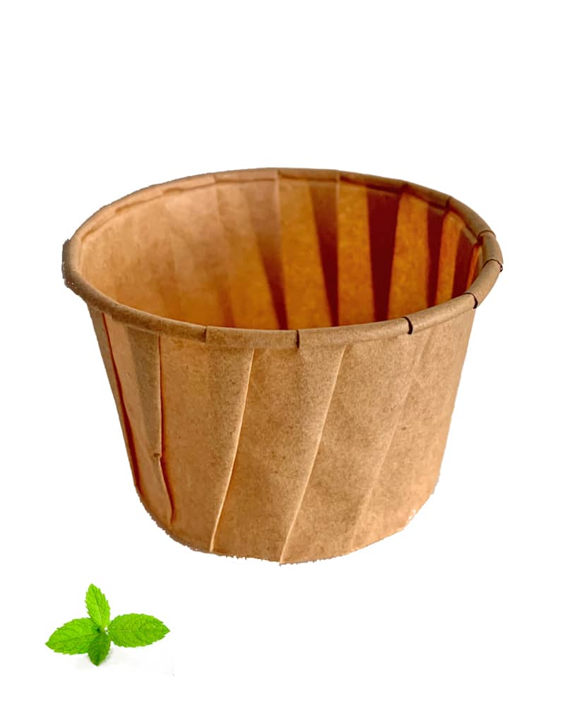 Paper Sauce Cup BROWN / 100 ml / 100 pcs